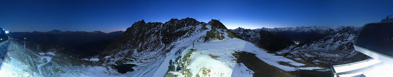 Silvretta Montafon Panorama Bahn am Hochjoch