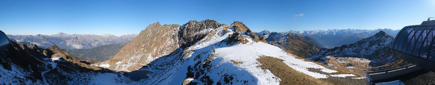 Silvretta Montafon Panorama Bahn am Hochjoch