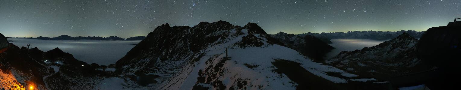 Silvretta Montafon Panorama Bahn am Hochjoch