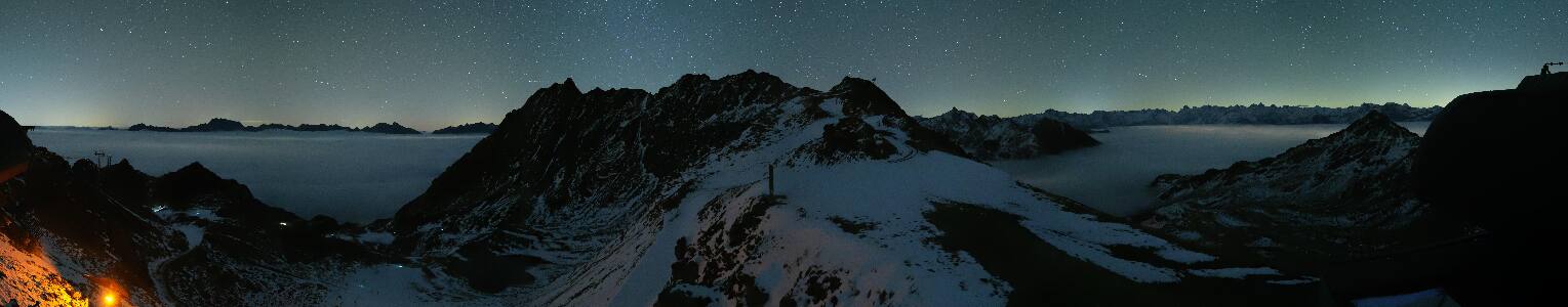 Silvretta Montafon Panorama Bahn am Hochjoch